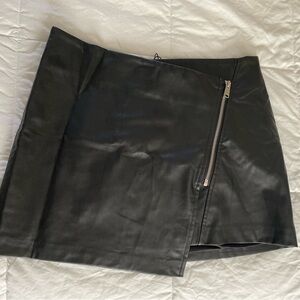 Black Leather Skirt